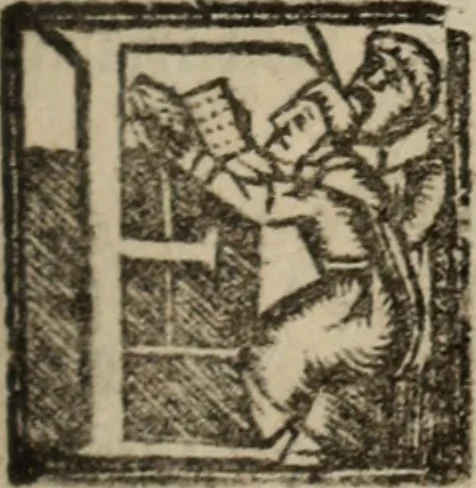 An illustration from Historia do bemauenturado Sam Ioão de Sahagum, patrão Salamantino, primeyra[-segunda] parte, 1609, leaf 652