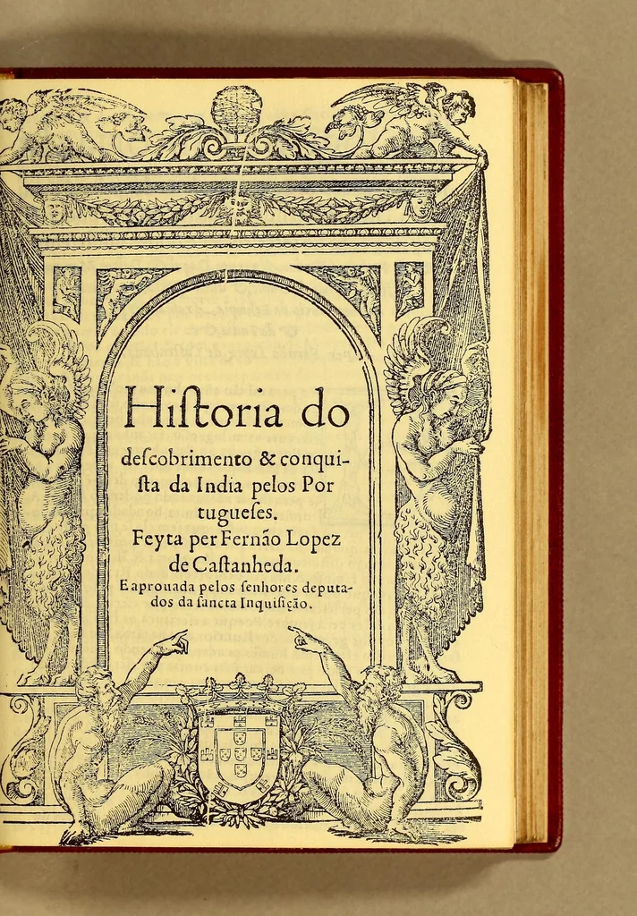 An illustration from Historia do descobrimento & conquista da India pelos Portugueses. Feyta per Fernão Lopez de Castanheda, 1551, leaf 5