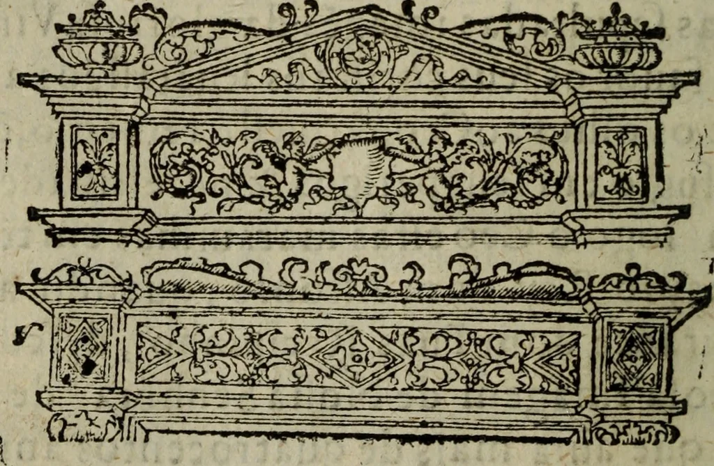 An illustration from Historia do insigne apparecimento de N. Senhora da Luz, & suas obras marauilhosas, 1610, leaf 21