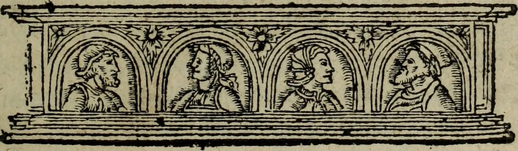 An illustration from Historia do insigne apparecimento de N. Senhora da Luz, & suas obras marauilhosas, 1610, leaf 22