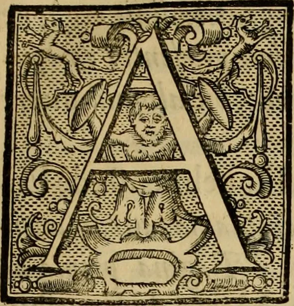 An illustration from Historiae anglicanae scriptores X. Simeon monachus Dunelmensis. Johannes prior Hagustaldensis. Ricardus prior Hagustaldensis. Ailredus abbas Rievallensis. Radulphus de Diceto Londoniensis. Johannes Brompton Jornallensis. Gervasius monachus Dorobornensis. Thomas Stubbs dominicanus. Guilielmus Thorn Cantuariensis. Henricus Knighton Leicestrensis. Ex vetustis manuscriptis, nunc primum in lucem editi. Adjectis variis lectionibus, glossario, indicéque copioso, 1652, leaf 10