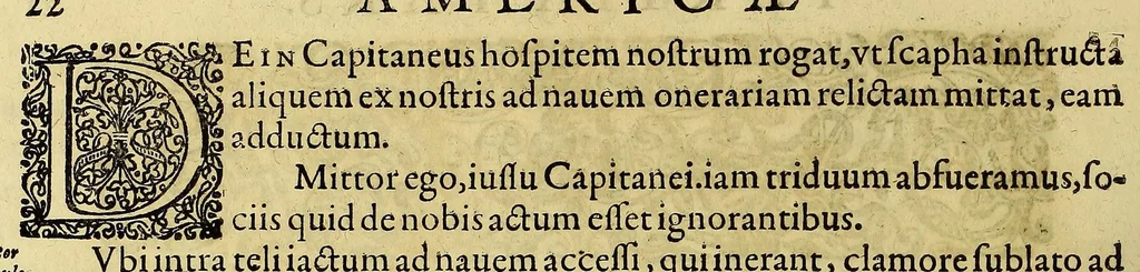 An illustration from Historiae antipodum, siue Novi orbis, qui vulgo Americae, & Indiae Occidentalis nomine vsurpatur, pars tertia, : Complectens admirandam cum ipsius terrae Brasiliae, tum incolarum eius barbarorum & antropophagorum historiam libris tribus descriptam: Quorum I. Primo continetur narratio profectionis Ioannis Stadij Hessi in Brasiliam, qui à barbaris interceptus, nouemque menses inter eos versatus est, II. Diegesis historica naturam coeli solique Brasiliensis, vt & auiam, ferarum, piscium, arborum item caeterorumq[ue] vegetabilium illius terrae experimens. III. Luculientissima descriptio itineris Iohannis Lerij Burgundi, quod in easdem terras suscepit., 1630, leaf 40