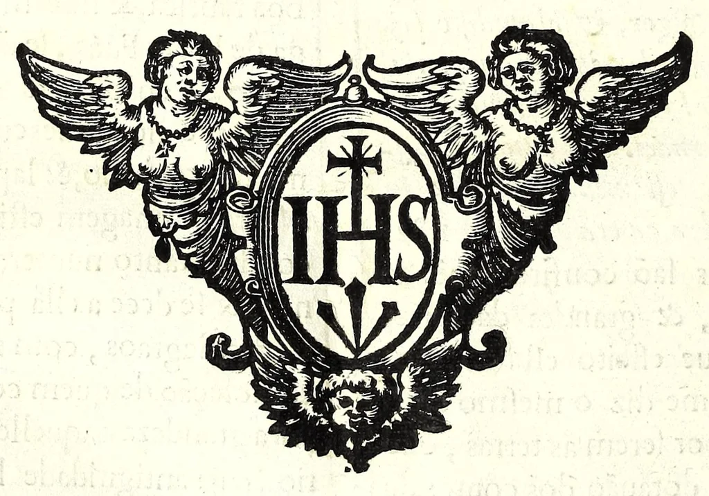 An illustration from Historia ecclesiastica da igreja de Lisboa. Vida, e acçoens de seus prelados, & varoẽs eminentes em santidade, que nella florecerão. Escrita em dous volumes, 1642, leaf 144