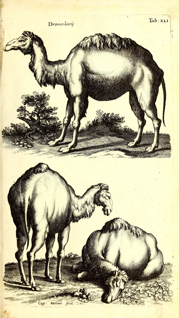 An illustration from Historiae naturalis de quadrupetibus libri : cum aeneis figuris; [Historiae naturalis de serpentibus libri II ; Historiae naturalis de insectis libri III ; Historiae naturalis de exanguibus aquaticis libri IV ; Historiae naturalis de piscibus et cetis libri V ; Historiae naturalis de avibus libri VI], 1650, leaf 172
