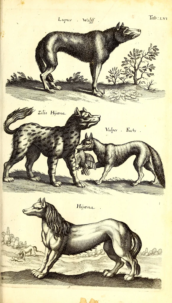 An illustration from Historiae naturalis de quadrupetibus libri : cum aeneis figuris; [Historiae naturalis de serpentibus libri II ; Historiae naturalis de insectis libri III ; Historiae naturalis de exanguibus aquaticis libri IV ; Historiae naturalis de piscibus et cetis libri V ; Historiae naturalis de avibus libri VI], 1650, leaf 234