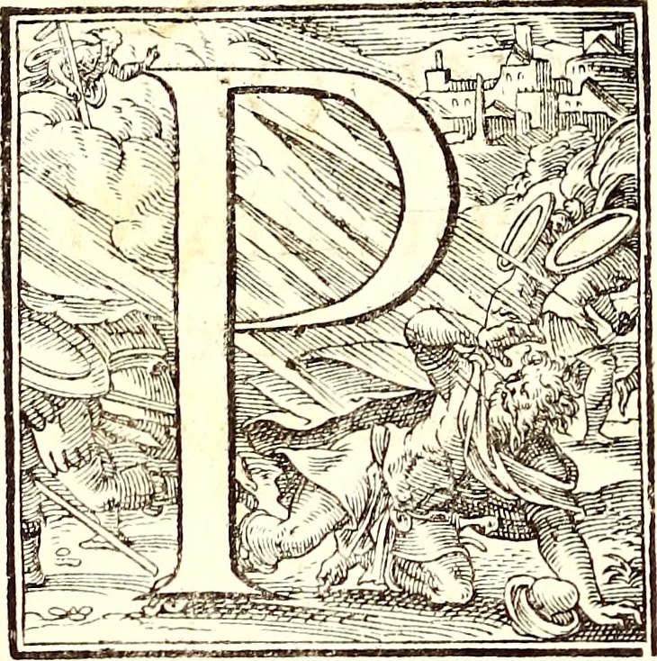 An illustration from Historiae naturalis de quadrupetibus libri : cum aeneis figuris; [Historiae naturalis de serpentibus libri II ; Historiae naturalis de insectis libri III ; Historiae naturalis de exanguibus aquaticis libri IV ; Historiae naturalis de piscibus et cetis libri V ; Historiae naturalis de avibus libri VI], 1650, leaf 9