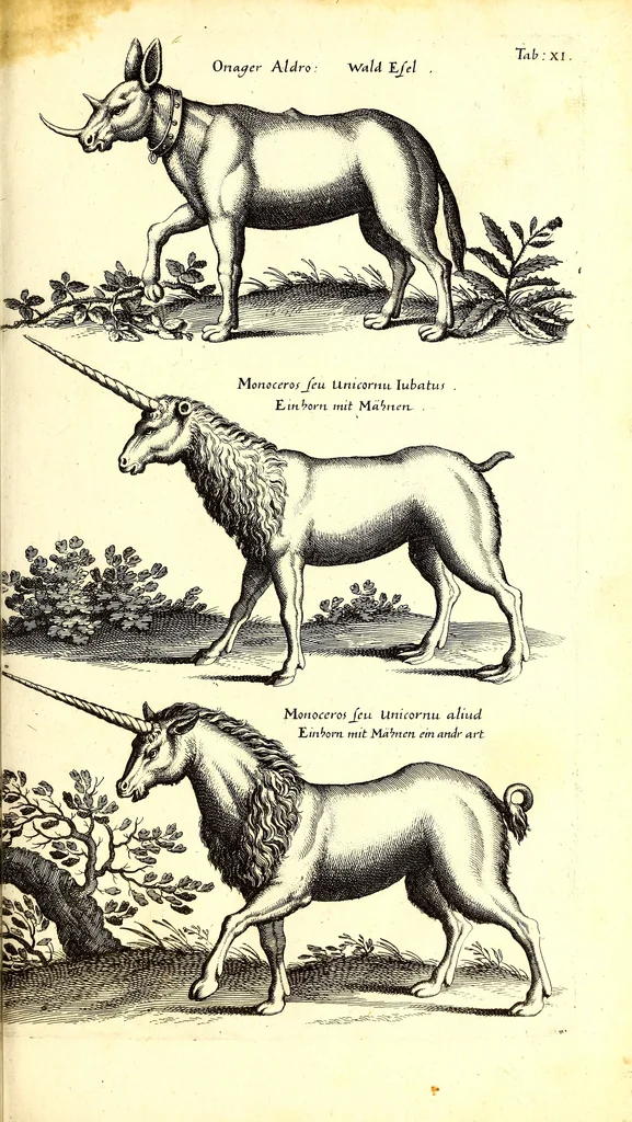 An illustration from Historiae naturalis de quadrupetibus libri : cum aeneis figuris; [Historiae naturalis de serpentibus libri II ; Historiae naturalis de insectis libri III ; Historiae naturalis de exanguibus aquaticis libri IV ; Historiae naturalis de piscibus et cetis libri V ; Historiae naturalis de avibus libri VI], 1650, leaf 90