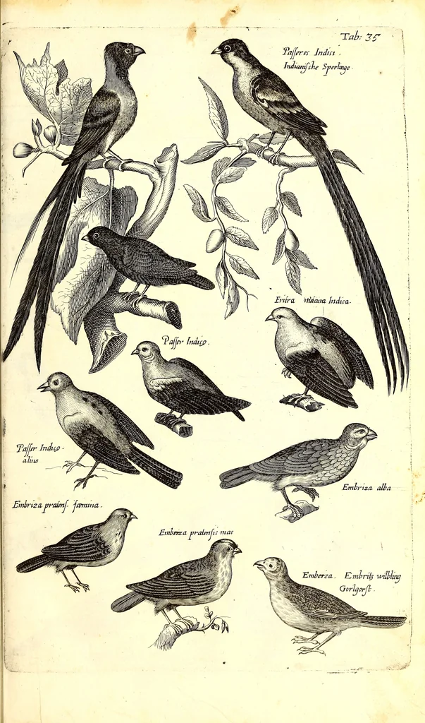 An illustration from Historiae naturalis de quadrupetibus libri : cum aeneis figuris; [Historiae naturalis de serpentibus libri II ; Historiae naturalis de insectis libri III ; Historiae naturalis de exanguibus aquaticis libri IV ; Historiae naturalis de piscibus et cetis libri V ; Historiae naturalis de avibus libri VI], 1650, leaf 170