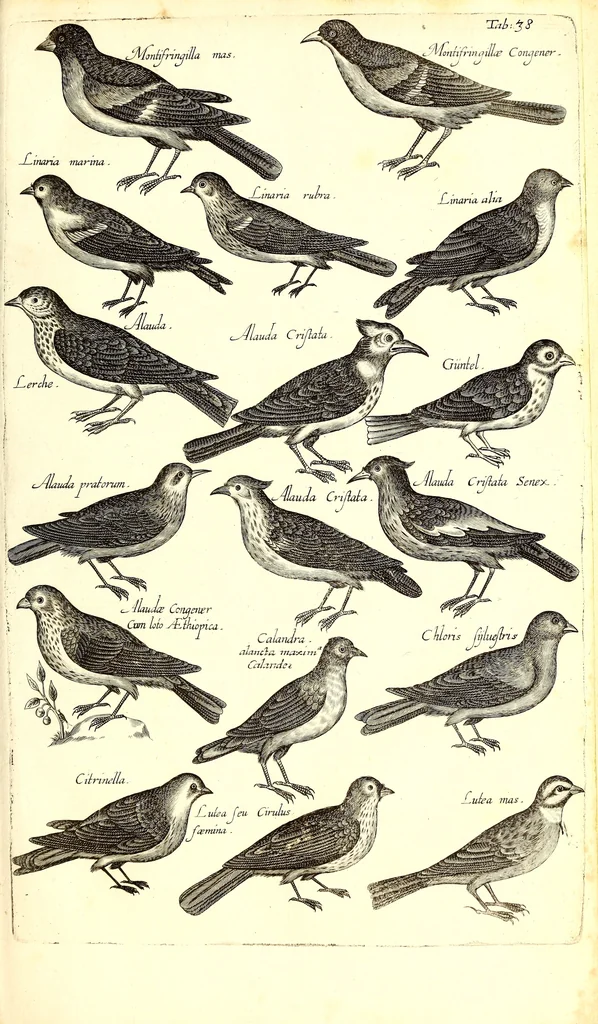 An illustration from Historiae naturalis de quadrupetibus libri : cum aeneis figuris; [Historiae naturalis de serpentibus libri II ; Historiae naturalis de insectis libri III ; Historiae naturalis de exanguibus aquaticis libri IV ; Historiae naturalis de piscibus et cetis libri V ; Historiae naturalis de avibus libri VI], 1650, leaf 178