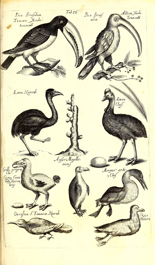 An illustration from Historiae naturalis de quadrupetibus libri : cum aeneis figuris; [Historiae naturalis de serpentibus libri II ; Historiae naturalis de insectis libri III ; Historiae naturalis de exanguibus aquaticis libri IV ; Historiae naturalis de piscibus et cetis libri V ; Historiae naturalis de avibus libri VI], 1650, leaf 290