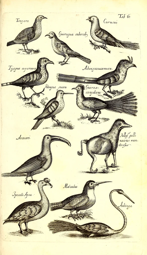 An illustration from Historiae naturalis de quadrupetibus libri : cum aeneis figuris; [Historiae naturalis de serpentibus libri II ; Historiae naturalis de insectis libri III ; Historiae naturalis de exanguibus aquaticis libri IV ; Historiae naturalis de piscibus et cetis libri V ; Historiae naturalis de avibus libri VI], 1650, leaf 330
