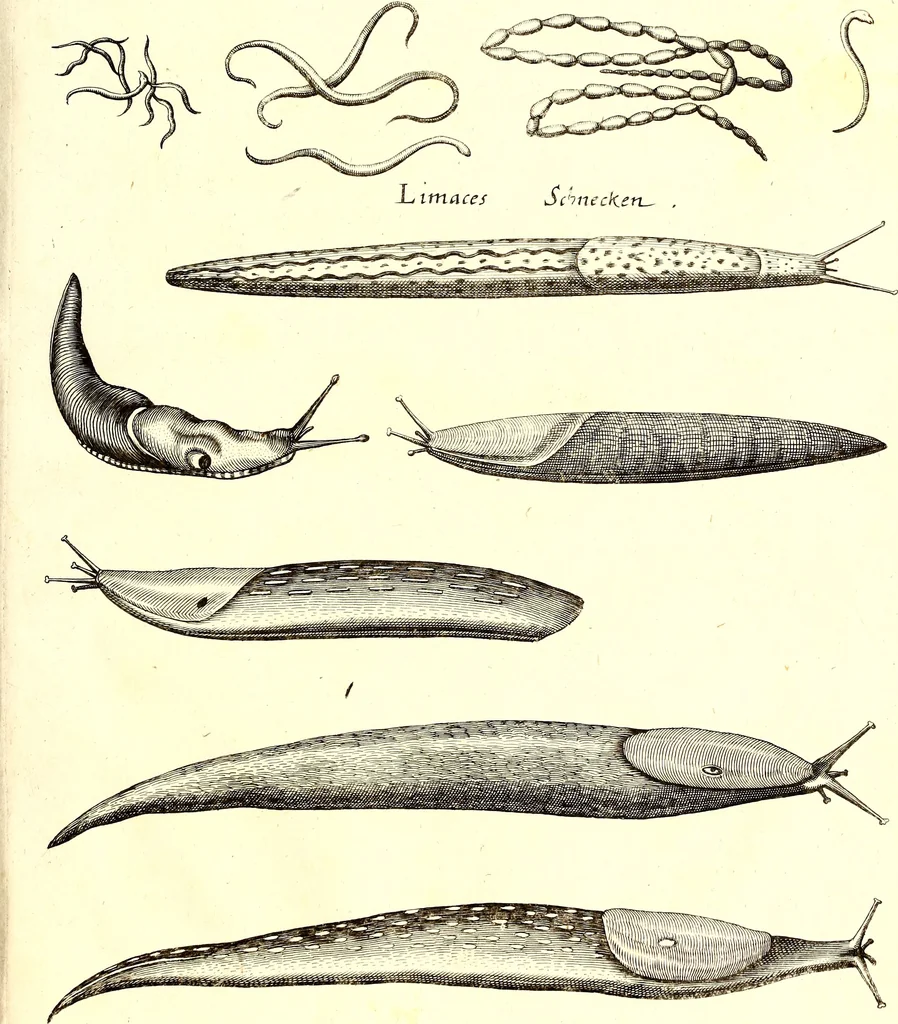 An illustration from Historiae naturalis de quadrupetibus libri : cum aeneis figuris; [Historiae naturalis de serpentibus libri II ; Historiae naturalis de insectis libri III ; Historiae naturalis de exanguibus aquaticis libri IV ; Historiae naturalis de piscibus et cetis libri V ; Historiae naturalis de avibus libri VI], 1650, leaf 224