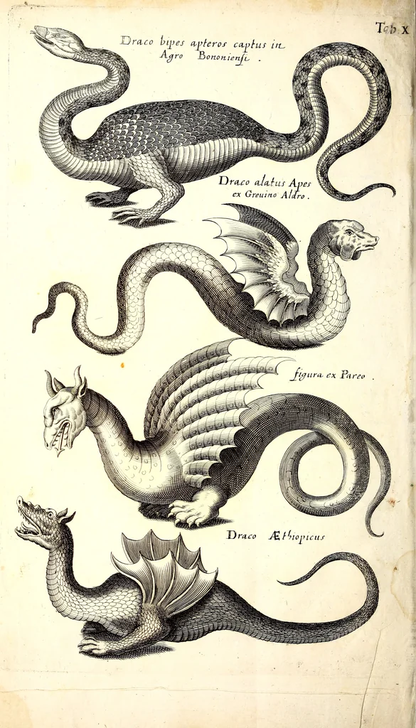 An illustration from Historiae naturalis de quadrupetibus libri : cum aeneis figuris; [Historiae naturalis de serpentibus libri II ; Historiae naturalis de insectis libri III ; Historiae naturalis de exanguibus aquaticis libri IV ; Historiae naturalis de piscibus et cetis libri V ; Historiae naturalis de avibus libri VI], 1650, leaf 321
