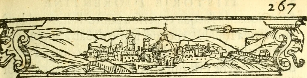 An illustration from Historia fiorentina, 1581, leaf 312