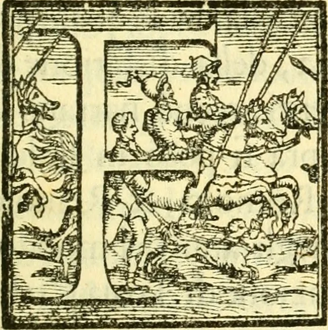 An illustration from Historia fiorentina, 1581, leaf 46