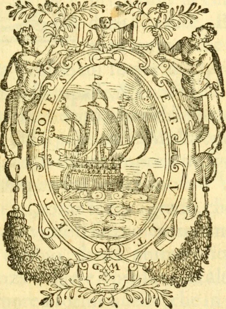 An illustration from Historia fiorentina, 1581, leaf 6