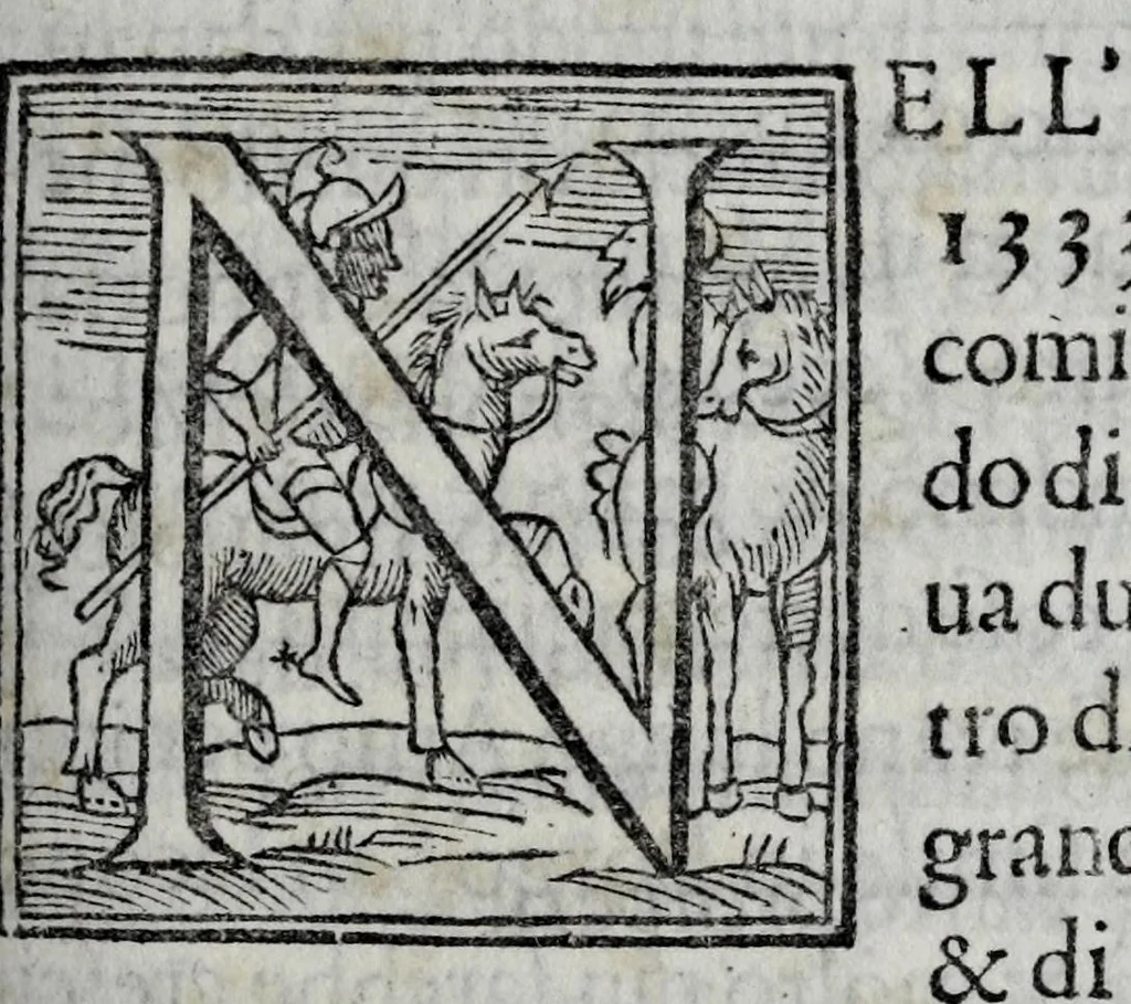 An illustration from Historia fiorentina, 1580, leaf 353