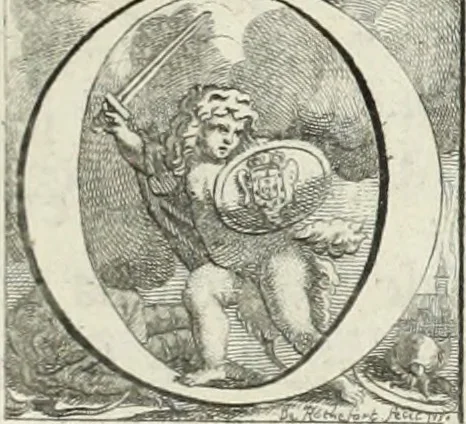 An illustration from Historia genealogica da casa real portugueza : desde a sua origem até o presente, com as familias illustres, que precedem dos reys, e dos serenissimos duques de Bragança ..., 1735, leaf 374