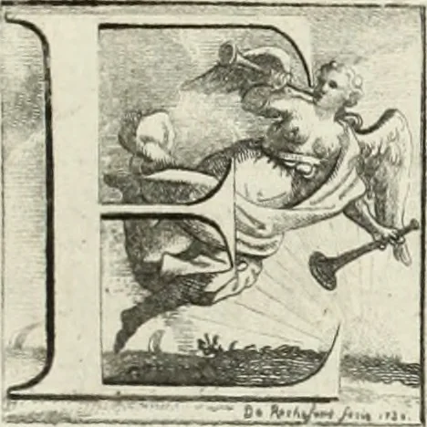 An illustration from Historia genealogica da casa real portugueza : desde a sua origem até o presente, com as familias illustres, que precedem dos reys, e dos serenissimos duques de Bragança ..., 1735, leaf 384