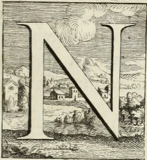 An illustration from Historia genealogica da casa real portugueza : desde a sua origem até o presente, com as familias illustres, que precedem dos reys, e dos serenissimos duques de Bragança ..., 1735, leaf 434