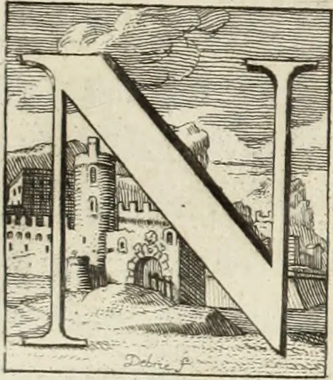 An illustration from Historia genealogica da casa real portugueza : desde a sua origem até o presente, com as familias illustres, que precedem dos reys, e dos serenissimos duques de Bragança ..., 1735, leaf 588