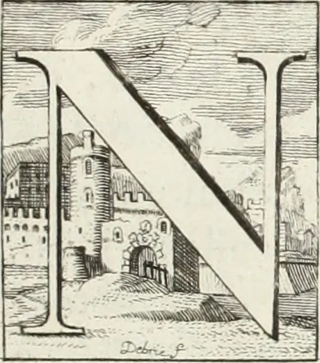 An illustration from Historia genealogica da casa real portugueza : desde a sua origem até o presente, com as familias illustres, que precedem dos reys, e dos serenissimos duques de Bragança ..., 1735, leaf 676