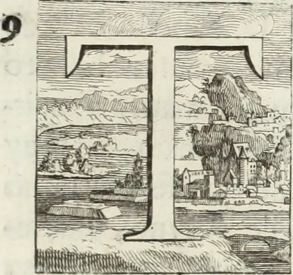 An illustration from Historia genealogica da casa real portugueza : desde a sua origem até o presente, com as familias illustres, que precedem dos reys, e dos serenissimos duques de Bragança ..., 1735, leaf 734