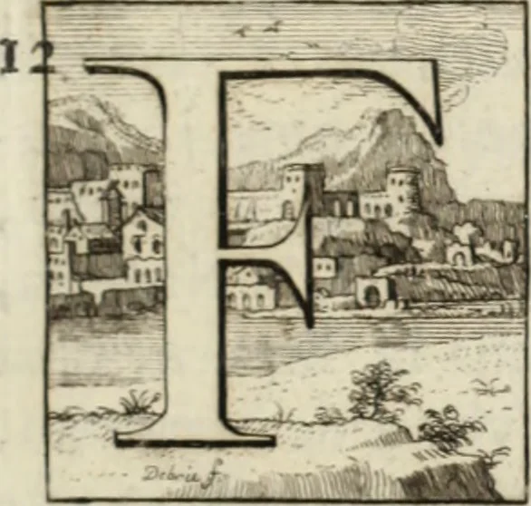 An illustration from Historia genealogica da casa real portugueza : desde a sua origem até o presente, com as familias illustres, que precedem dos reys, e dos serenissimos duques de Bragança ..., 1735, leaf 666