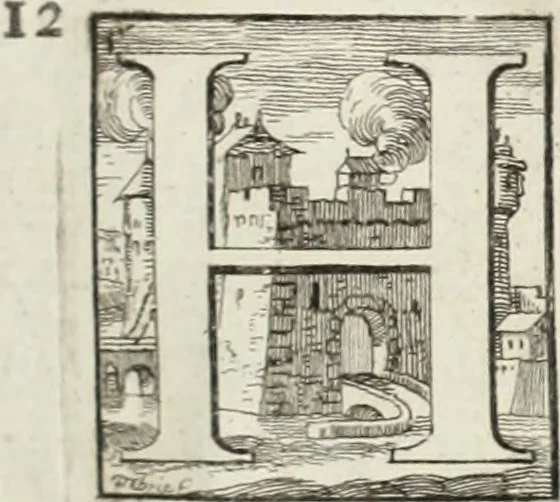 An illustration from Historia genealogica da casa real portugueza : desde a sua origem até o presente, com as familias illustres, que precedem dos reys, e dos serenissimos duques de Bragança ..., 1735, leaf 102
