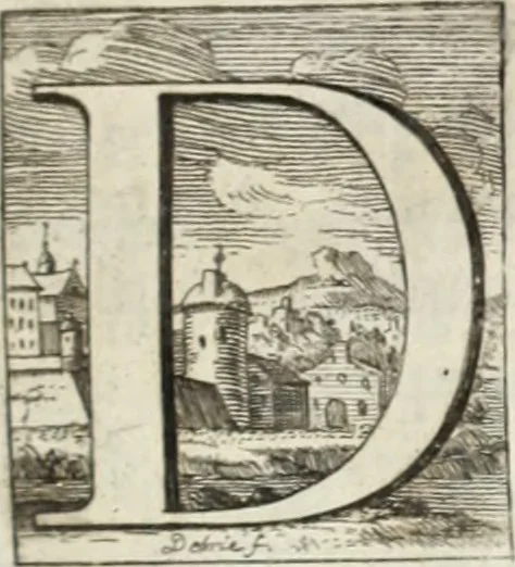 An illustration from Historia genealogica da casa real portugueza : desde a sua origem até o presente, com as familias illustres, que precedem dos reys, e dos serenissimos duques de Bragança ..., 1735, leaf 316