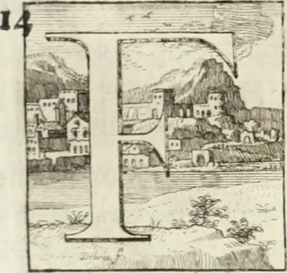 An illustration from Historia genealogica da casa real portugueza : desde a sua origem até o presente, com as familias illustres, que precedem dos reys, e dos serenissimos duques de Bragança ..., 1735, leaf 464
