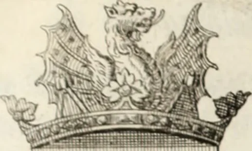 An illustration from Historia genealogica da casa real portugueza : desde a sua origem até o presente, com as familias illustres, que precedem dos reys, e dos serenissimos duques de Bragança ..., 1735, leaf 502