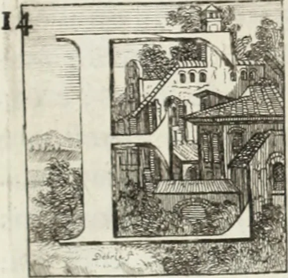 An illustration from Historia genealogica da casa real portugueza : desde a sua origem até o presente, com as familias illustres, que precedem dos reys, e dos serenissimos duques de Bragança ..., 1735, leaf 568