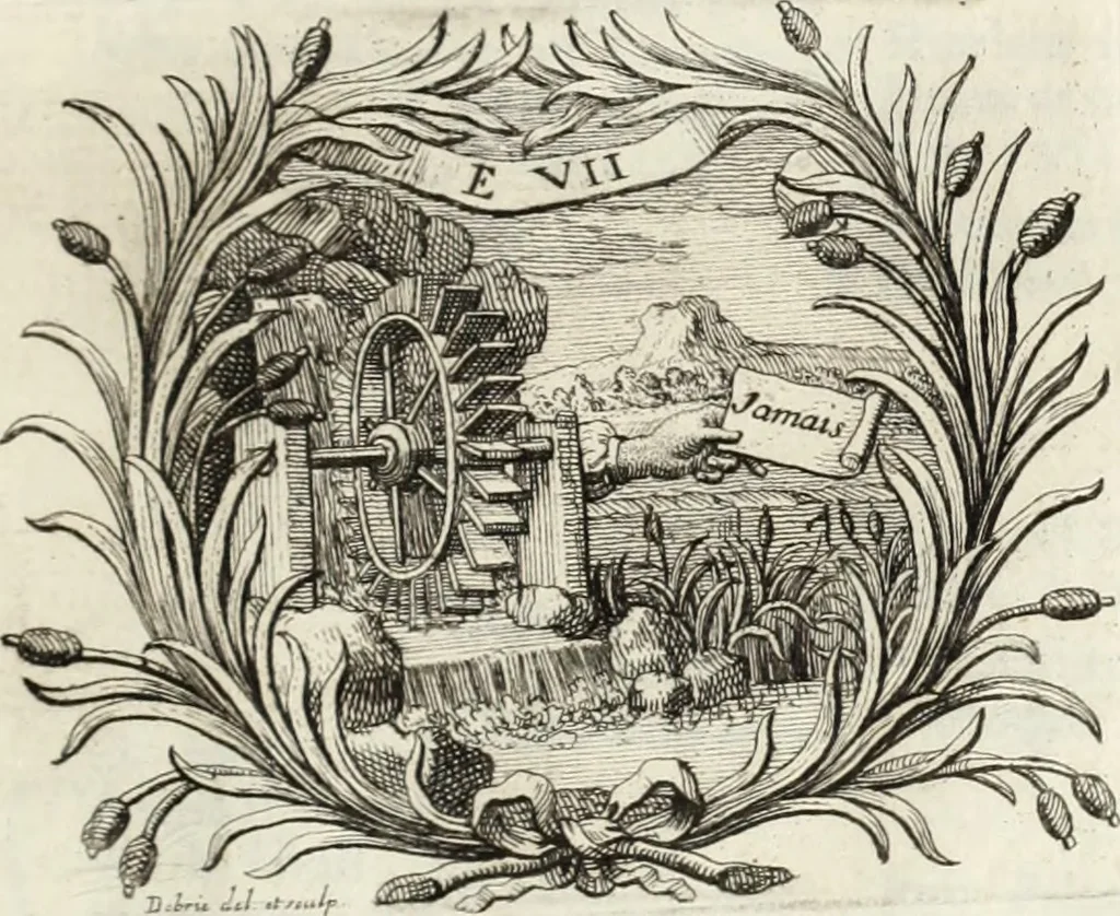 An illustration from Historia genealogica da casa real portugueza : desde a sua origem até o presente, com as familias illustres, que precedem dos reys, e dos serenissimos duques de Bragança ..., 1735, leaf 98