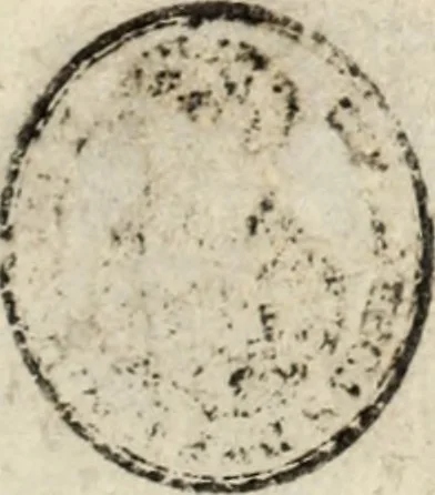 An illustration from Historia genealogica da casa real portugueza : desde a sua origem até o presente, com as familias illustres, que precedem dos reys, e dos serenissimos duques de Bragança ..., 1735, leaf 4