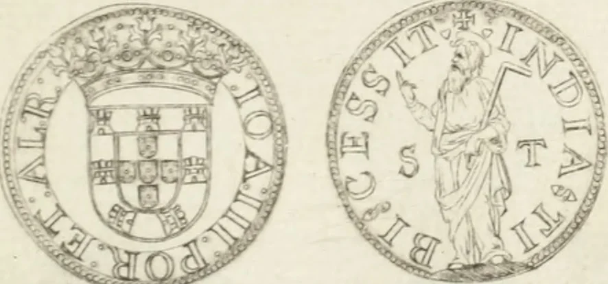An illustration from Historia genealogica da casa real portugueza : desde a sua origem até o presente, com as familias illustres, que precedem dos reys, e dos serenissimos duques de Bragança ..., 1735, leaf 534
