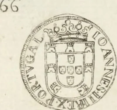 An illustration from Historia genealogica da casa real portugueza : desde a sua origem até o presente, com as familias illustres, que precedem dos reys, e dos serenissimos duques de Bragança ..., 1735, leaf 534