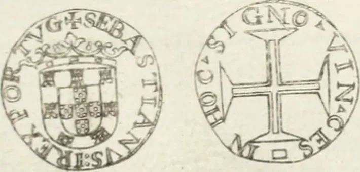 An illustration from Historia genealogica da casa real portugueza : desde a sua origem até o presente, com as familias illustres, que precedem dos reys, e dos serenissimos duques de Bragança ..., 1735, leaf 538