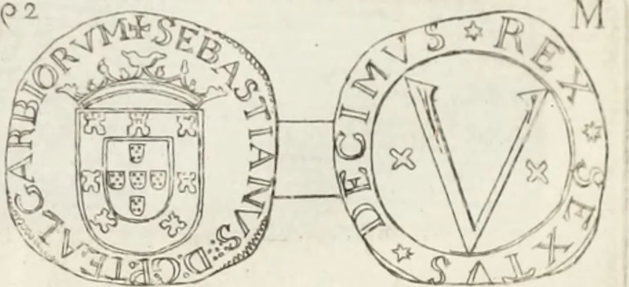 An illustration from Historia genealogica da casa real portugueza : desde a sua origem até o presente, com as familias illustres, que precedem dos reys, e dos serenissimos duques de Bragança ..., 1735, leaf 540