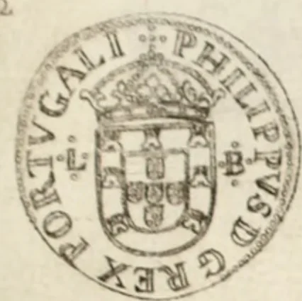 An illustration from Historia genealogica da casa real portugueza : desde a sua origem até o presente, com as familias illustres, que precedem dos reys, e dos serenissimos duques de Bragança ..., 1735, leaf 544