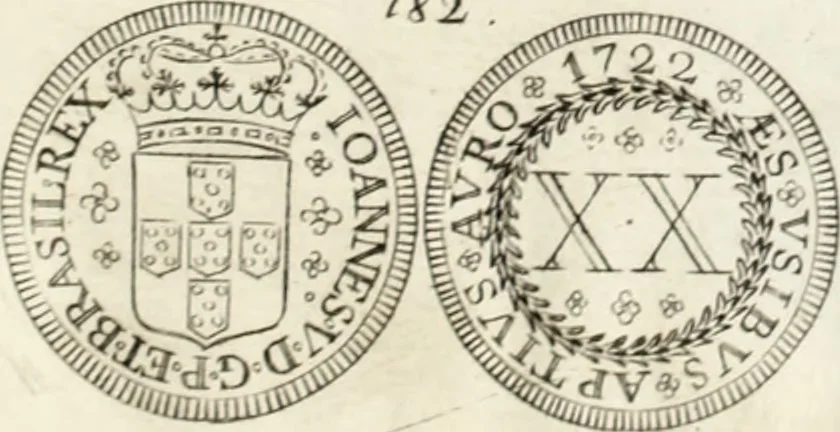 An illustration from Historia genealogica da casa real portugueza : desde a sua origem até o presente, com as familias illustres, que precedem dos reys, e dos serenissimos duques de Bragança ..., 1735, leaf 562