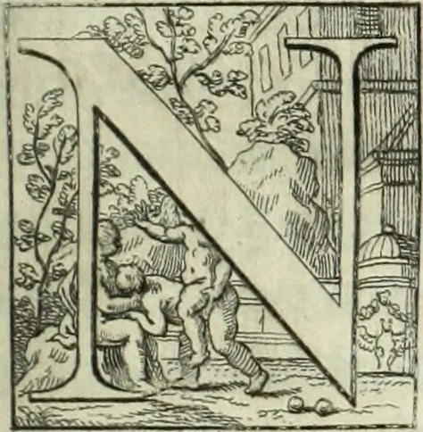 An illustration from Historia genealogica da casa real portugueza : desde a sua origem até o presente, com as familias illustres, que precedem dos reys, e dos serenissimos duques de Bragança ..., 1735, leaf 414