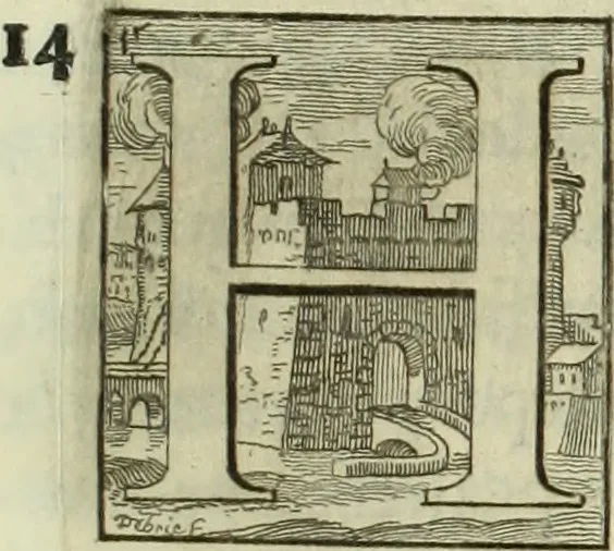 An illustration from Historia genealogica da casa real portugueza : desde a sua origem até o presente, com as familias illustres, que precedem dos reys, e dos serenissimos duques de Bragança ..., 1735, leaf 694
