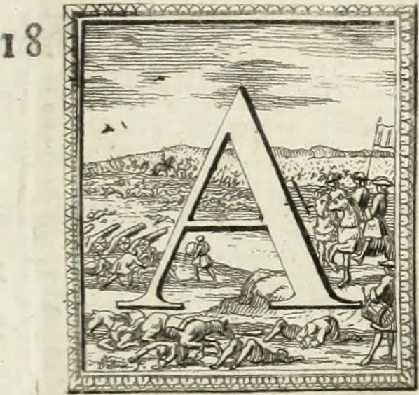 An illustration from Historia genealogica da casa real portugueza : desde a sua origem até o presente, com as familias illustres, que precedem dos reys, e dos serenissimos duques de Bragança ..., 1735, leaf 350
