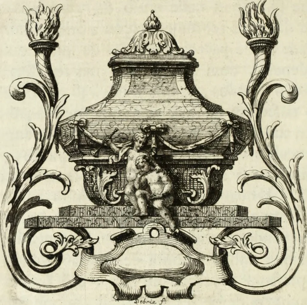 An illustration from Historia genealogica da casa real portugueza : desde a sua origem até o presente, com as familias illustres, que precedem dos reys, e dos serenissimos duques de Bragança, 1735, leaf 389