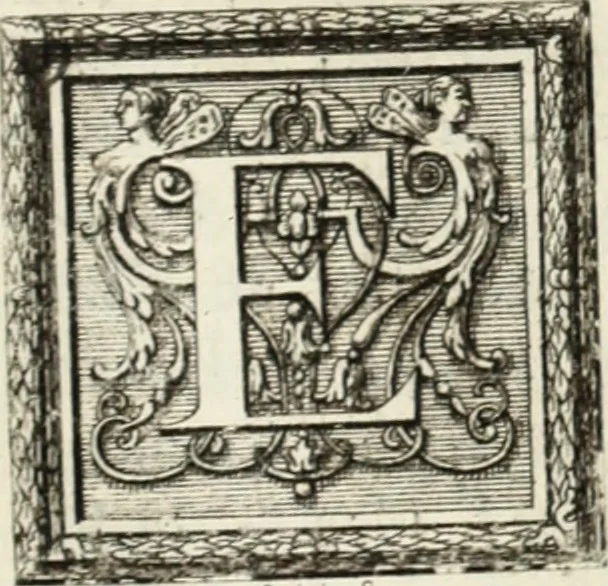 An illustration from Historia genealogica da casa real portugueza : desde a sua origem até o presente, com as familias illustres, que precedem dos reys, e dos serenissimos duques de Bragança, 1735, leaf 408