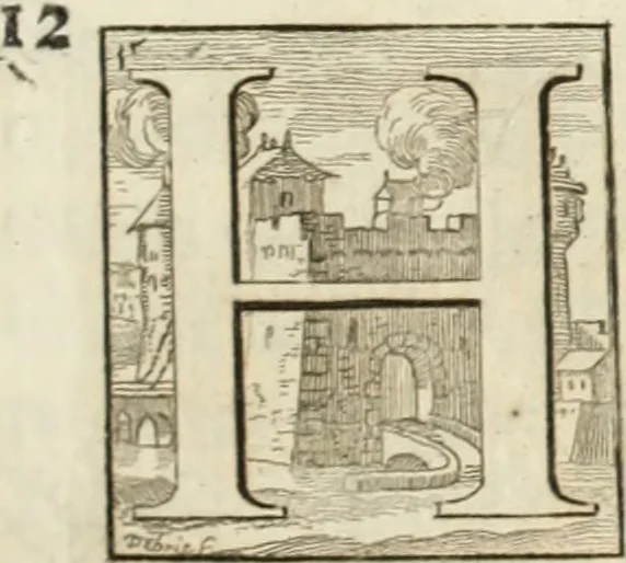 An illustration from Historia genealogica da casa real portugueza : desde a sua origem até o presente, com as familias illustres, que precedem dos reys, e dos serenissimos duques de Bragança, 1735, leaf 20