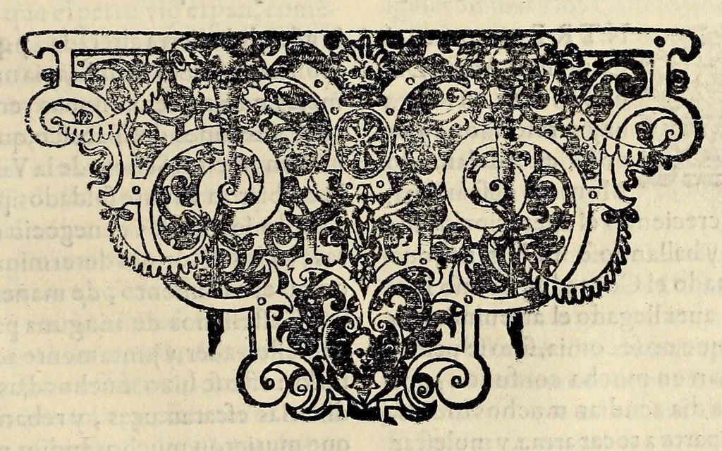 An illustration from Historia general de los hechos de los castellanos en las islas i Tierra Firme del Mar Oceano, 1601, leaf 663