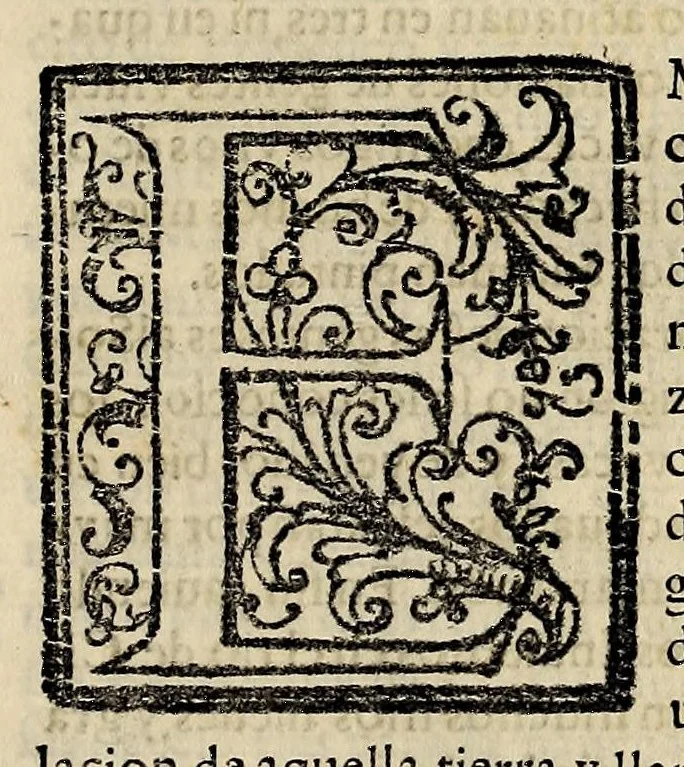 An illustration from Historia general de los hechos de los castellanos en las islas i Tierra Firme del Mar Oceano, 1601, leaf 621