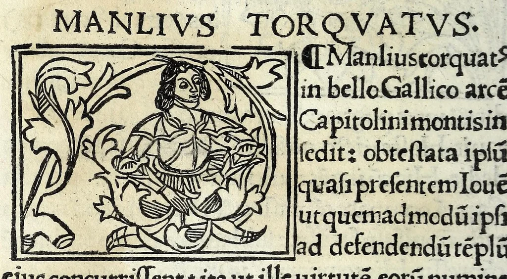 An illustration from Historia illvst. Romanorvm a Iano vsq. ad captam a Gotthis vrbem, 1510, leaf 36